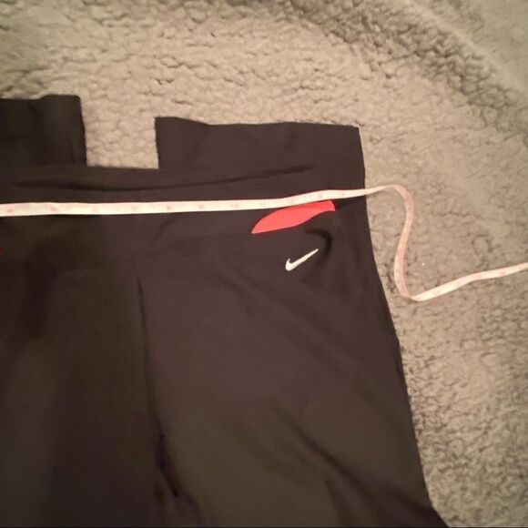 Nike Dri Fit Workout Capris Sz X Small Black/Pink - Picture 8 of 11